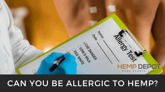 can you be allergic to hemp