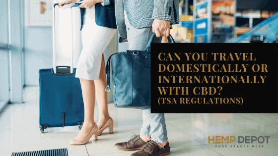 Can You Travel Domestically or Internationally with CBD (TSA Regulations)?