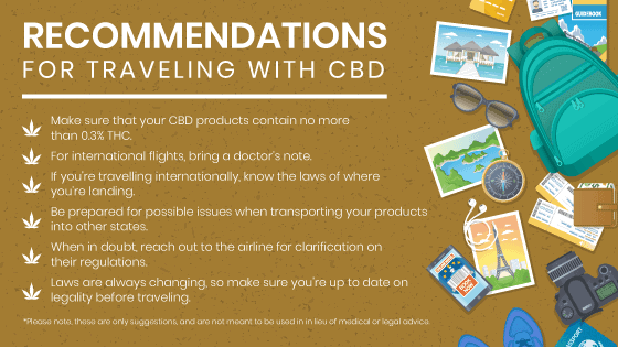 traveling with cbd