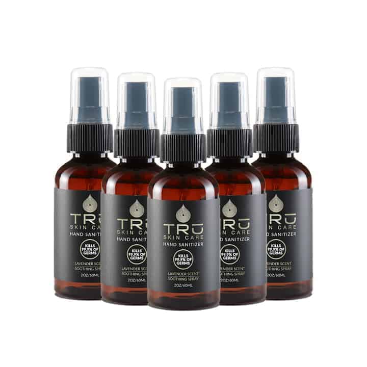 Tru Organics Hand Sanitizer 5Pack Hemp Depot